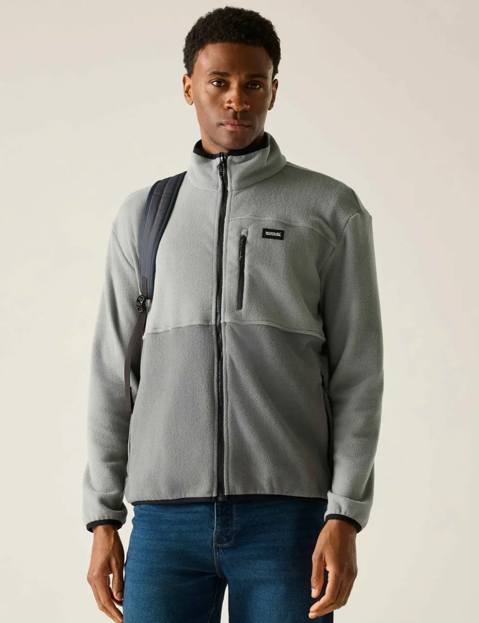Frankie Colour Block Zip Up Fleece