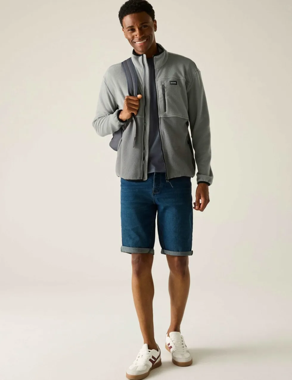 Frankie Colour Block Zip Up Fleece