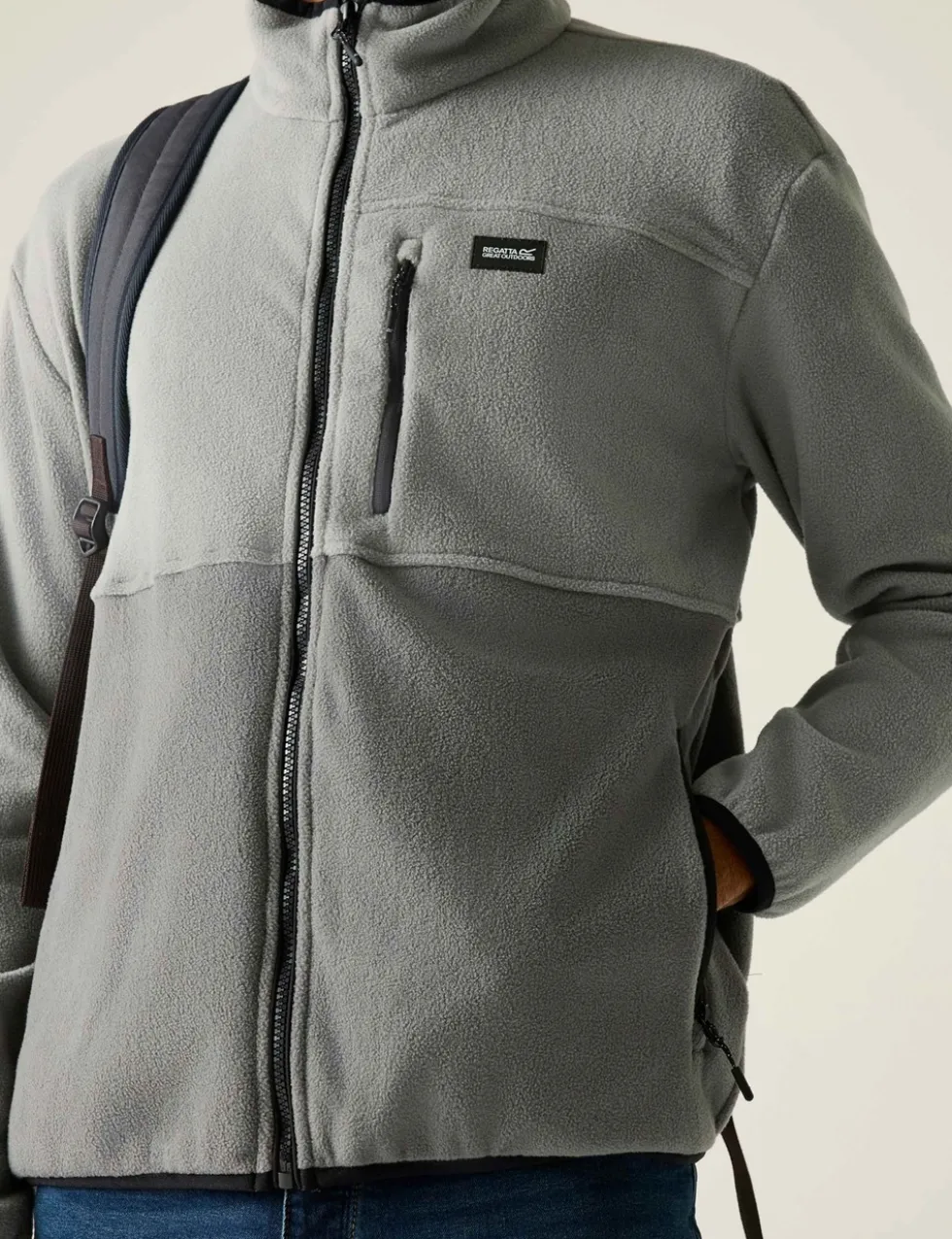 Frankie Colour Block Zip Up Fleece