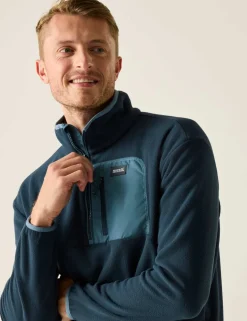 Frankie Funnel Neck Half Zip Fleece