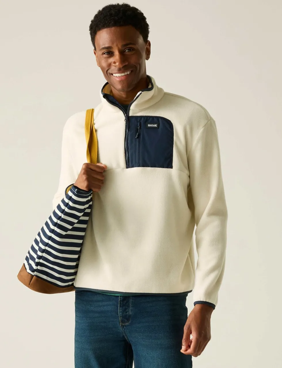 Frankie Funnel Neck Half Zip Fleece
