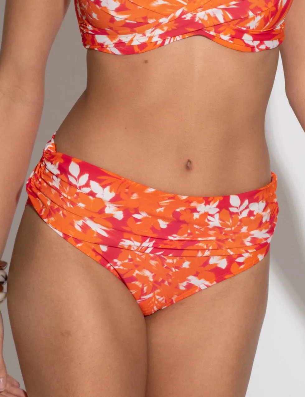 Free Spirit Floral Roll Top Bikini Bottoms