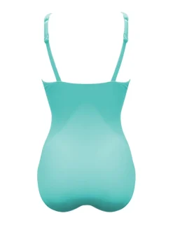 Free Spirit Twist Front Ruched Tummy Control Swimsuit