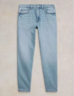 Freya Mid Rise Straight Leg Jeans