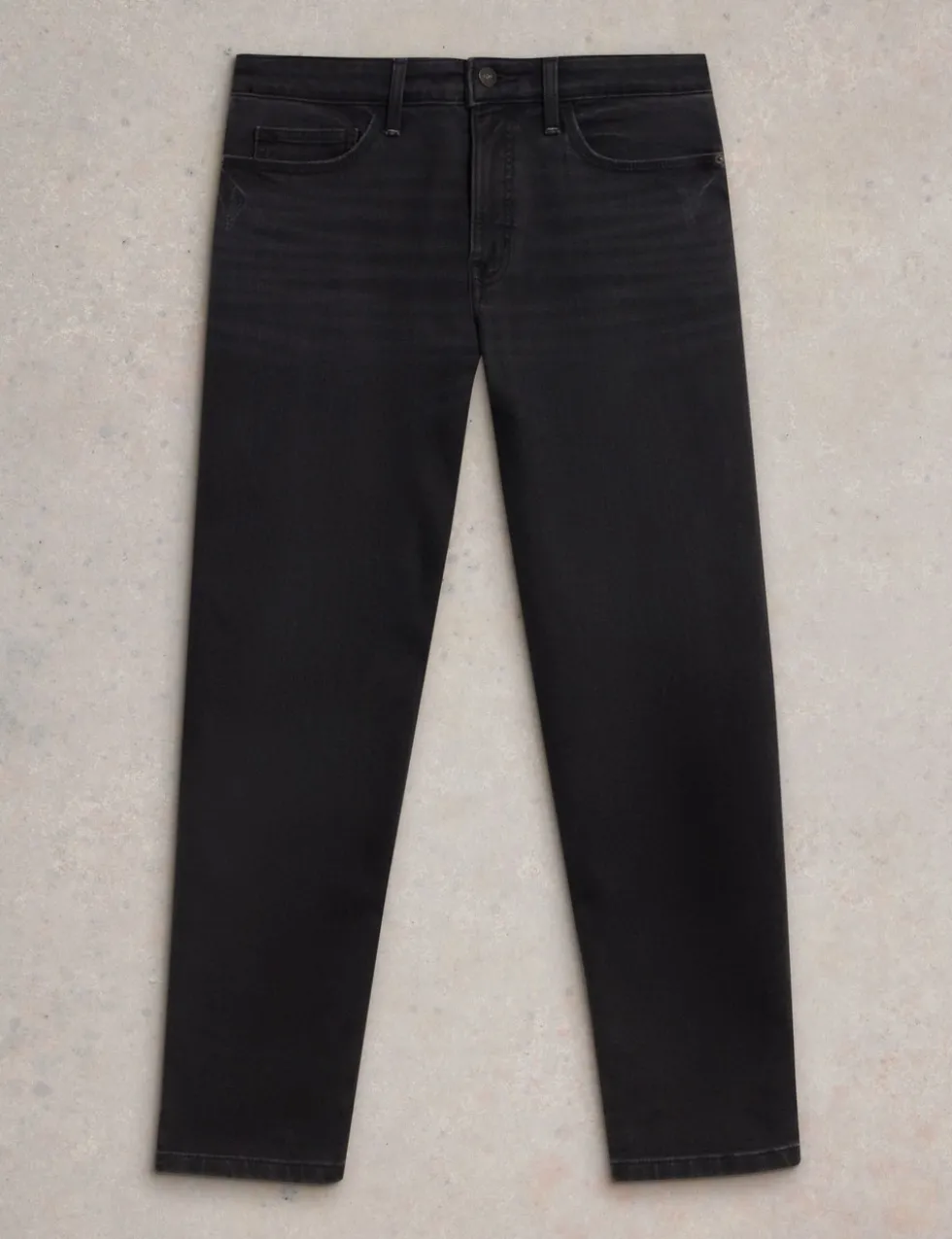 Freya Mid Rise Straight Leg Jeans