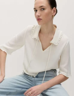 Frill Detail Top