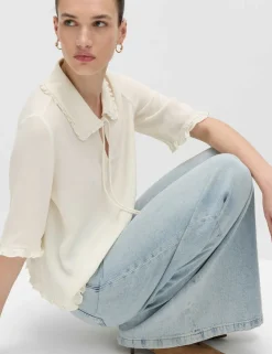 Frill Detail Top