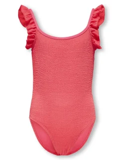 Frill Textured Swimsuit (7-14 Yrs)