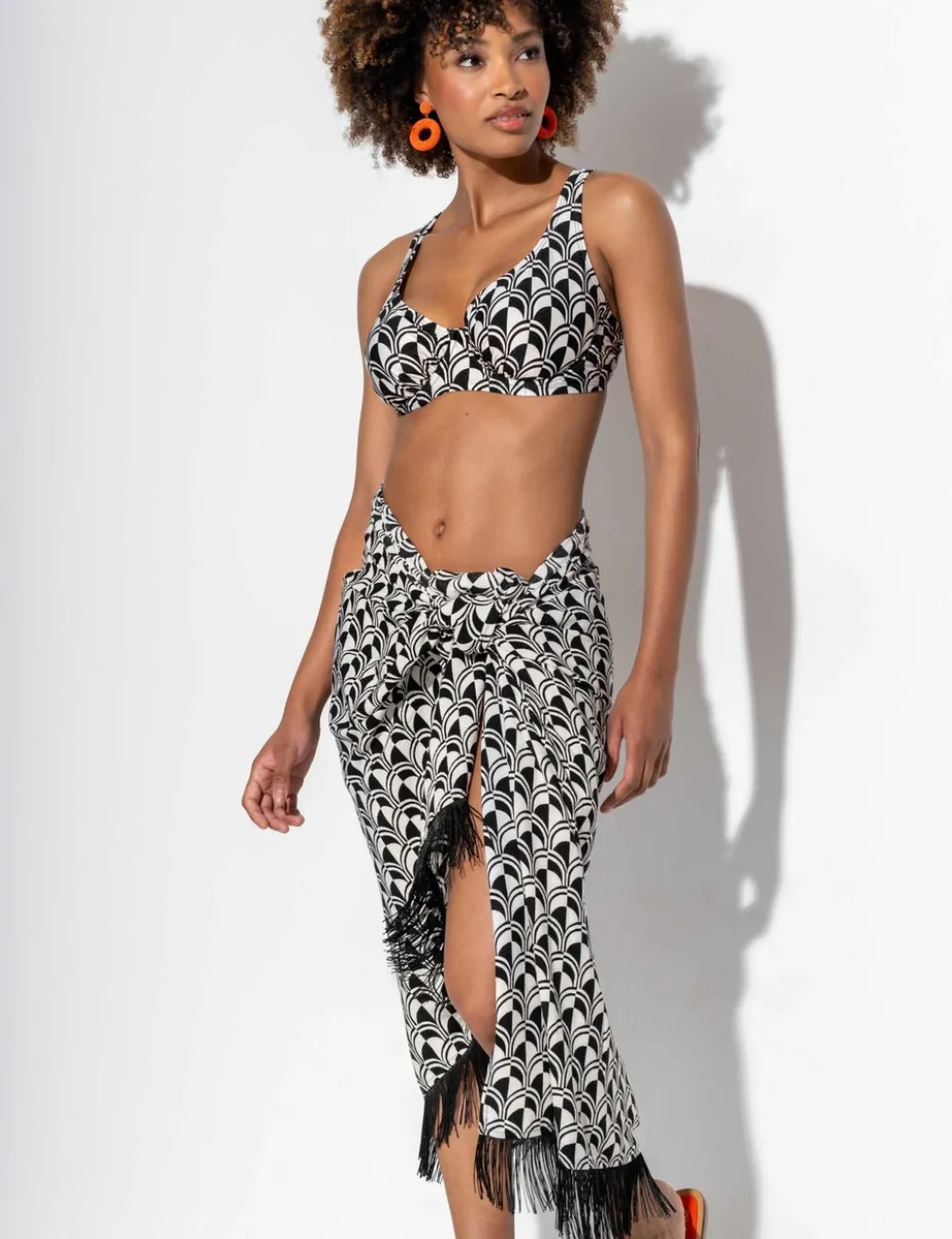 Fringe Trim Multiway Sarong