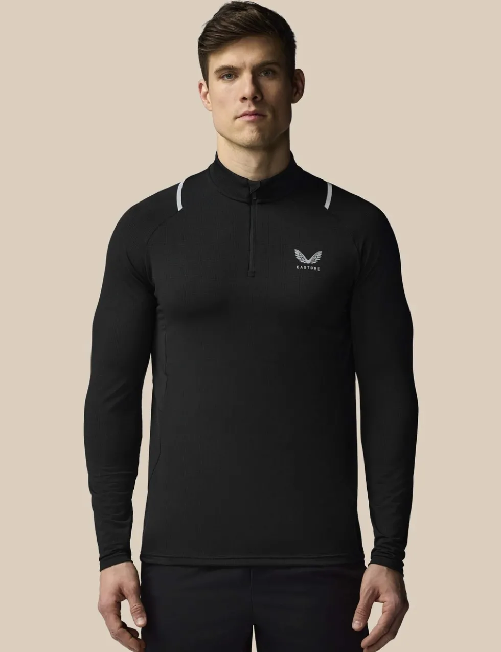 Funnel Neck Half Zip Training Top