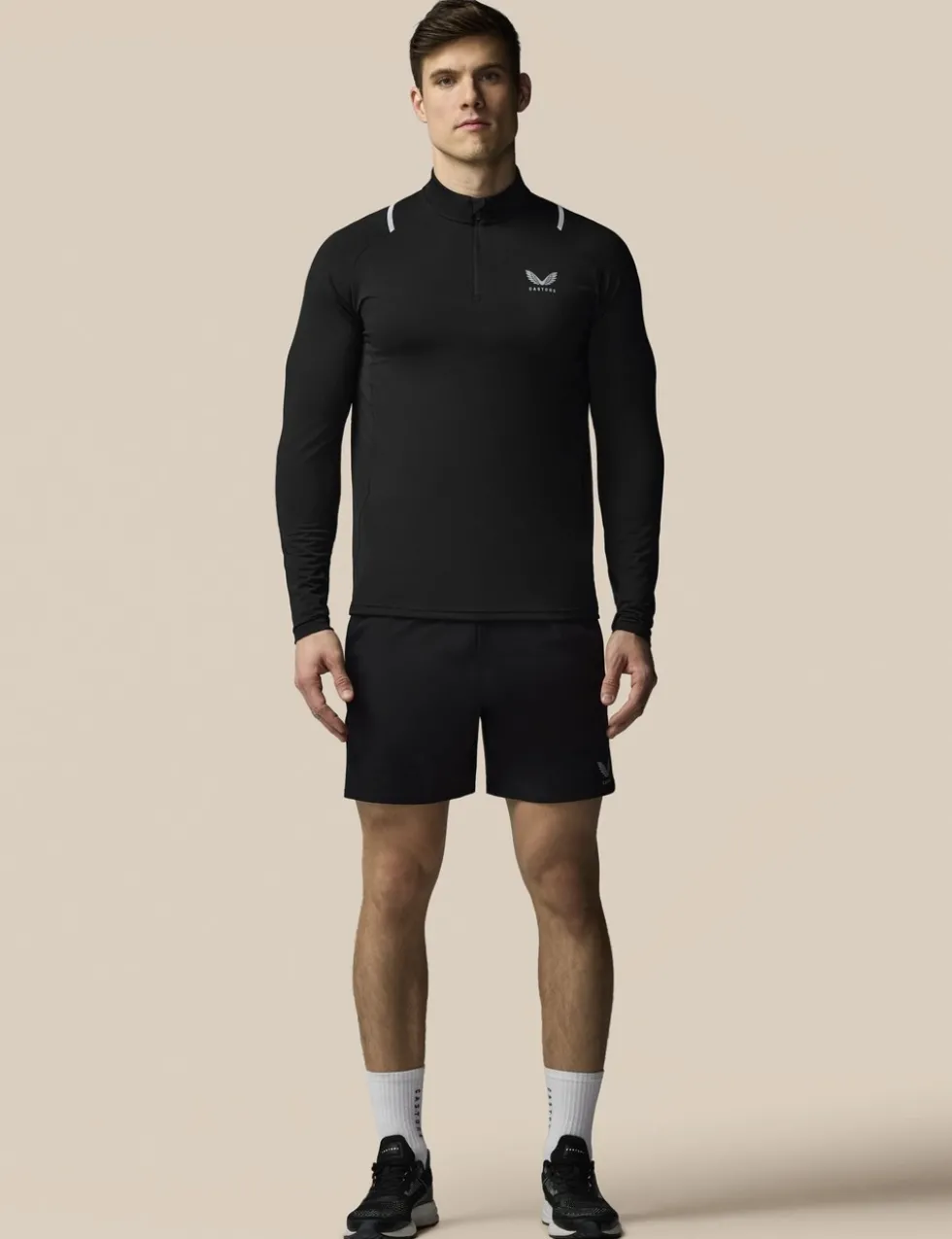 Funnel Neck Half Zip Training Top