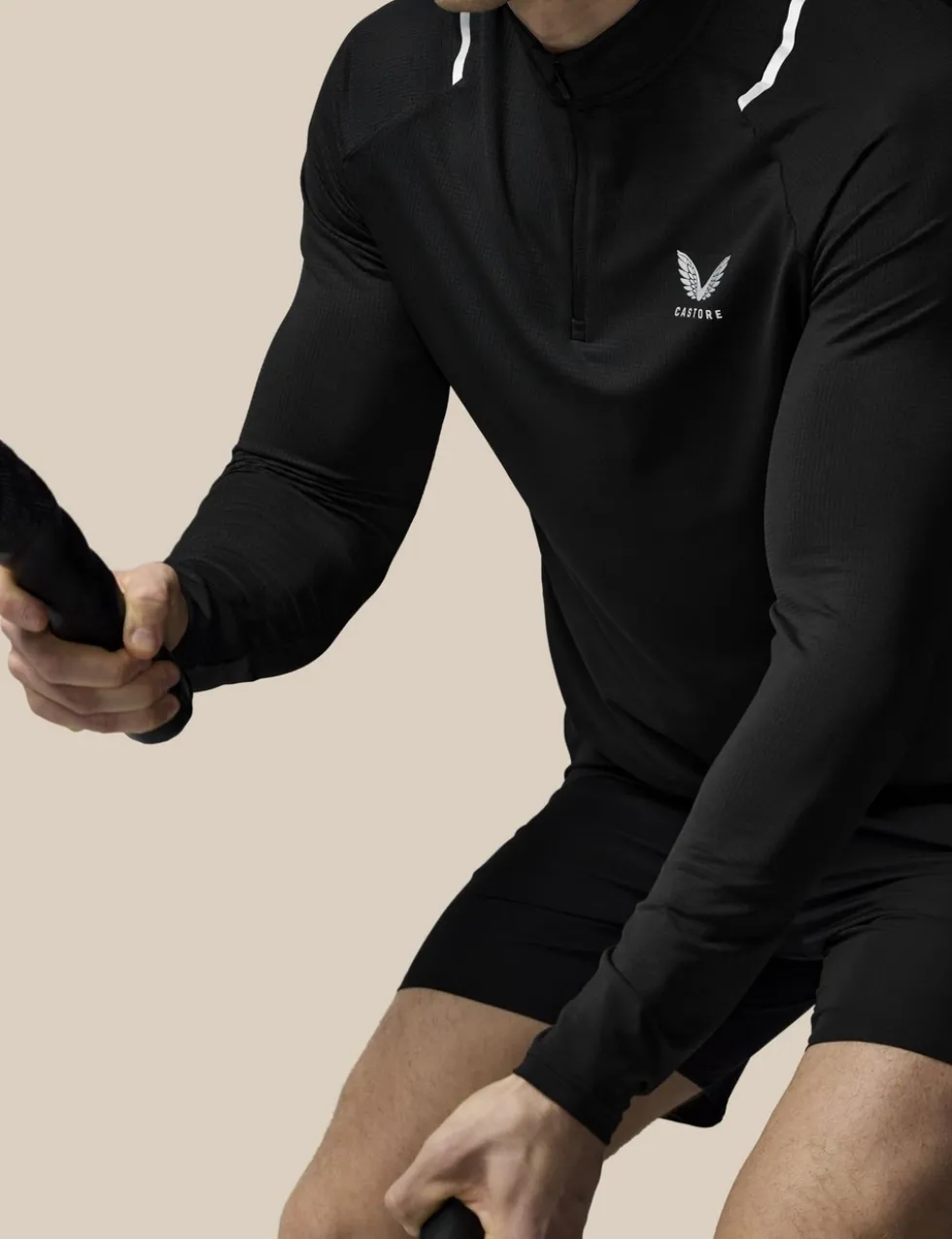 Funnel Neck Half Zip Training Top