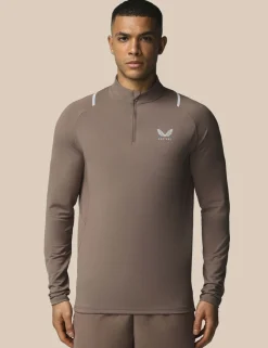 Funnel Neck Half Zip Training Top