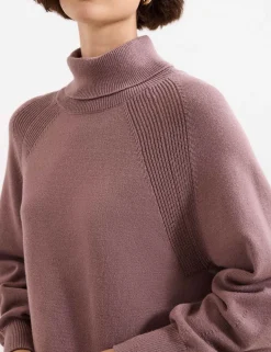 Funnel Neck Mini Jumper Dress