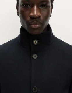 Funnel Neck Overcoat