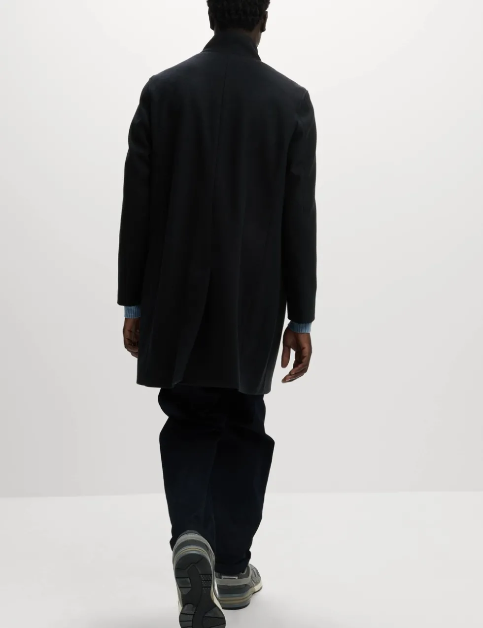Funnel Neck Overcoat