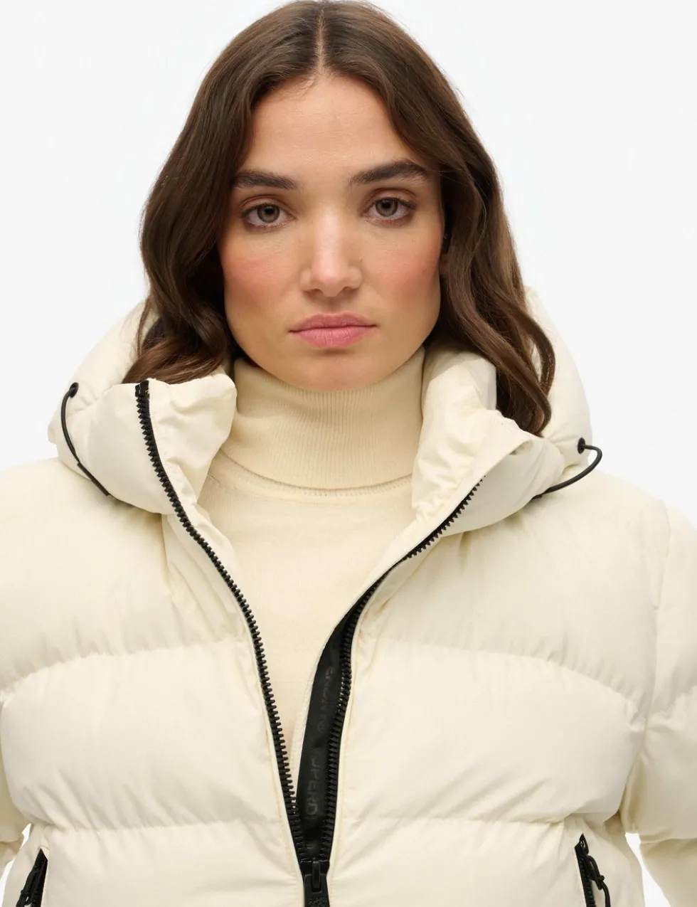 Funnel Neck Puffer Jacket
