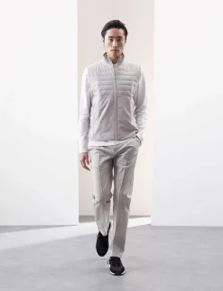 Funnel Neck Quilted Gilet