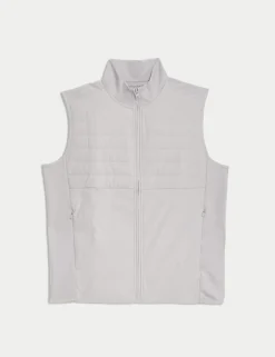 Funnel Neck Quilted Gilet