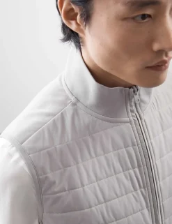 Funnel Neck Quilted Gilet