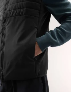 Funnel Neck Quilted Gilet
