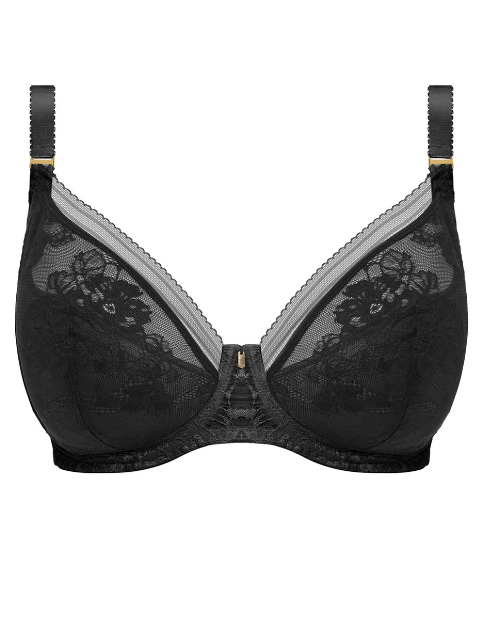 Fusion Lace Wired Plunge Bra