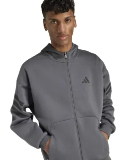 Future Icons Cotton Blend Zip Up Hoodie