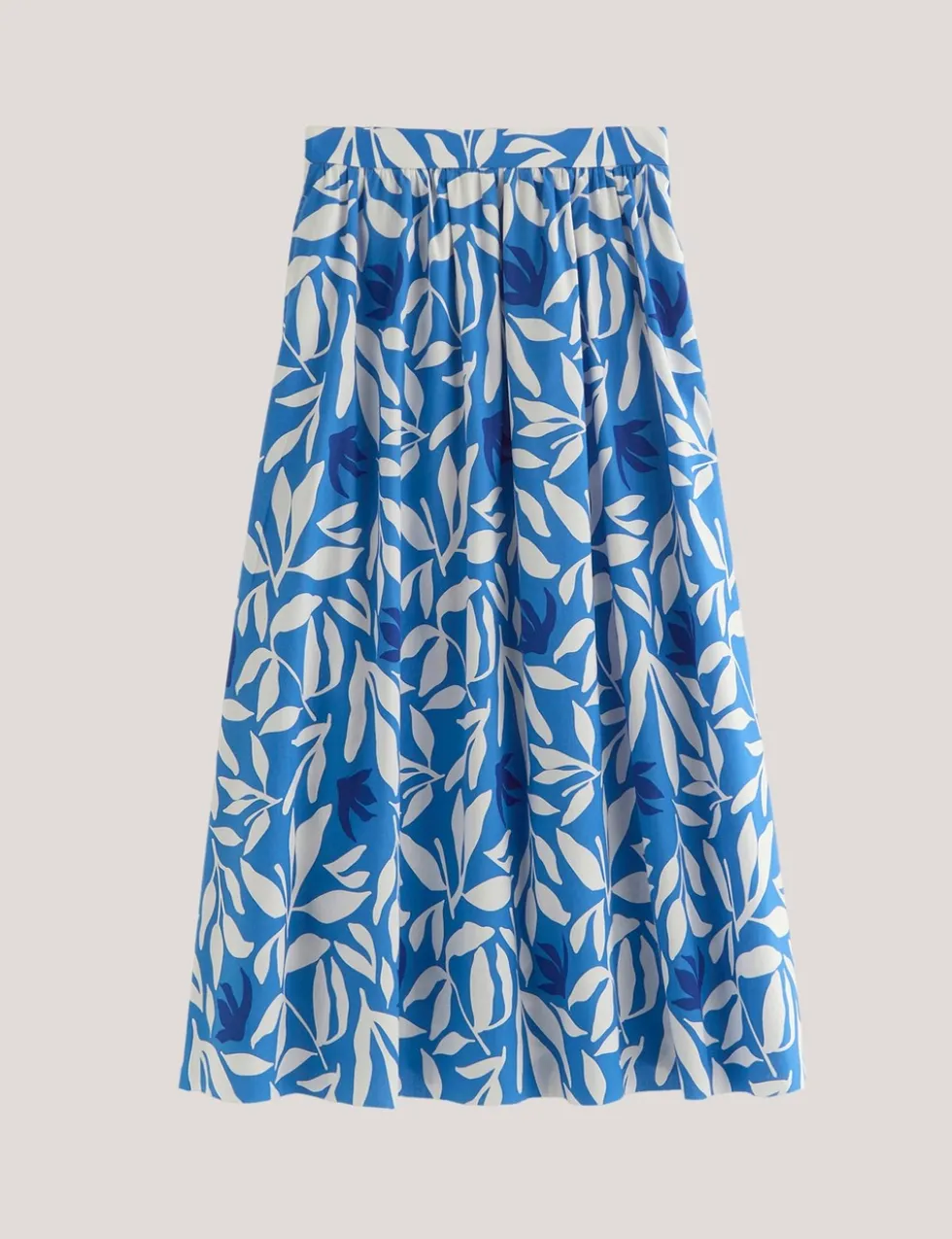 Galdana Pure Cotton Printed Midi Skirt