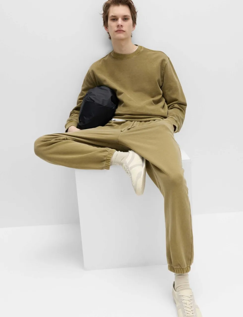 Garment Dyed Pure Cotton Joggers