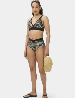 Geometric High Waisted Bikini Bottoms