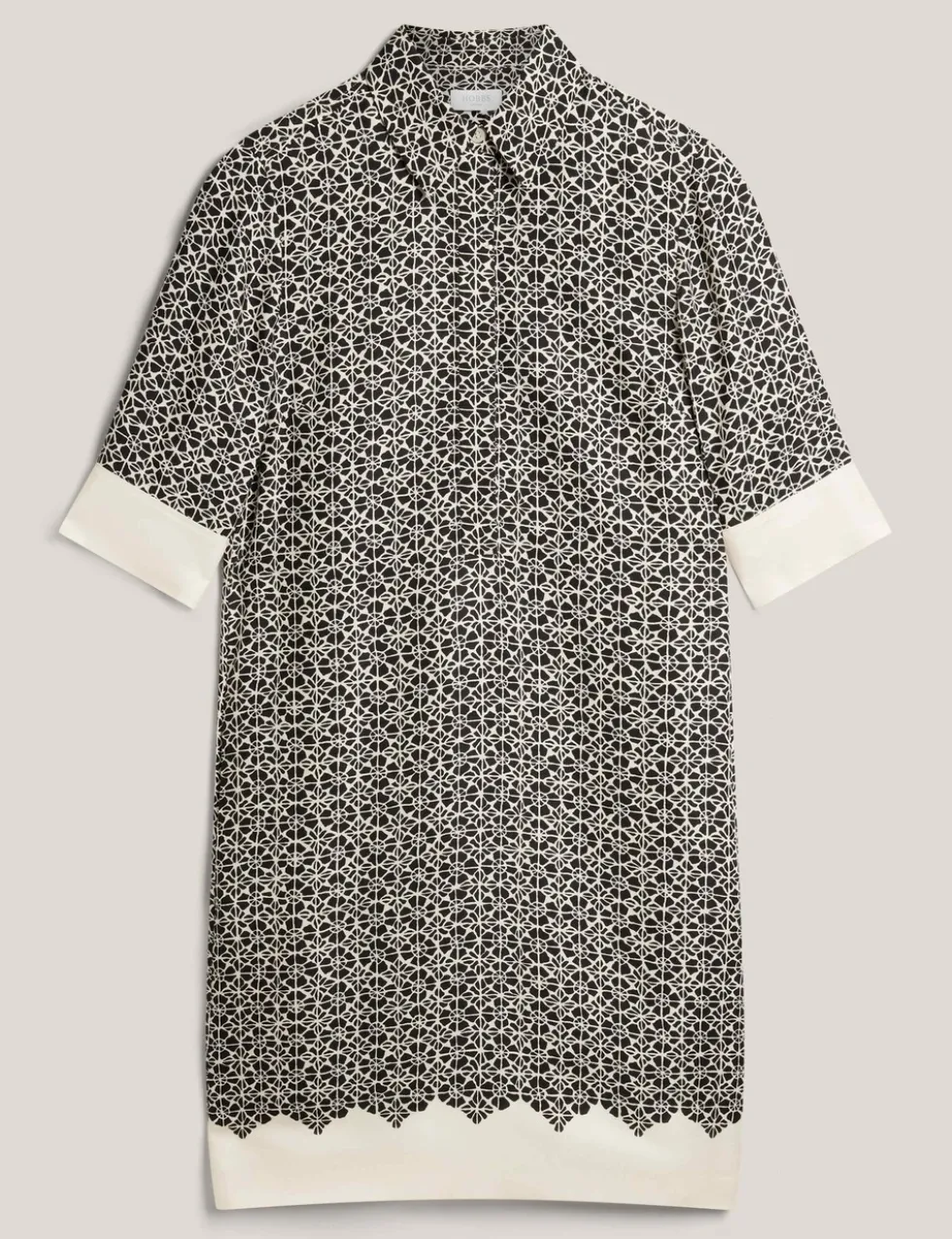 Geometric Mini Shift Dress