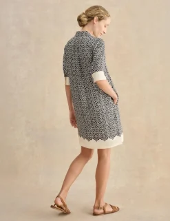 Geometric Mini Shift Dress