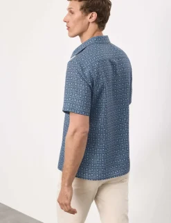 Geometric Print Short Sleeve Shirt
