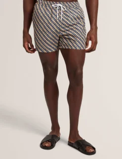 Geometric Print Swim Shorts
