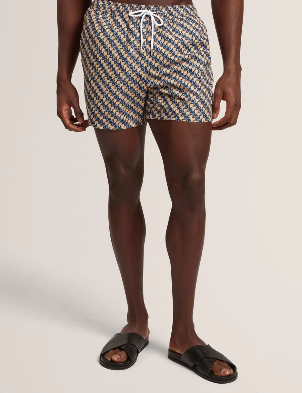 Geometric Print Swim Shorts