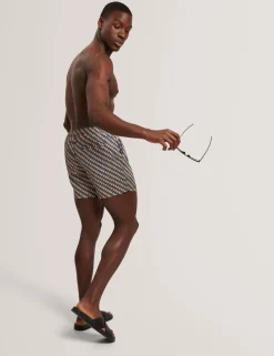 Geometric Print Swim Shorts
