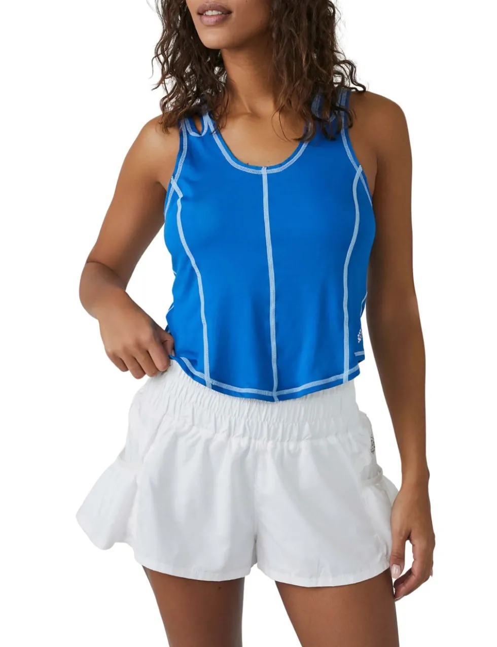 Get Your Flirt On High Waisted Gym Shorts
