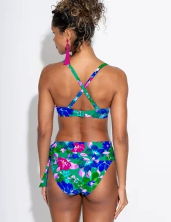 Getaway Padded Tie Convertible Bikini Top B-G