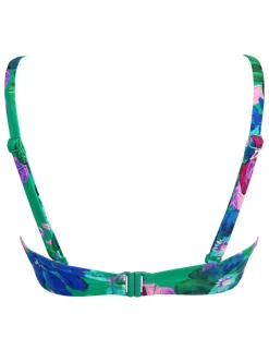 Getaway Padded Tie Convertible Bikini Top B-G