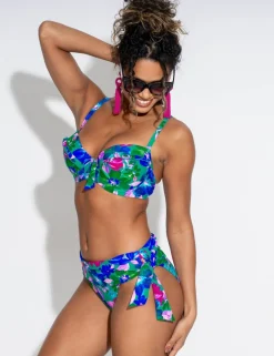 Getaway Padded Tie Convertible Bikini Top B-G