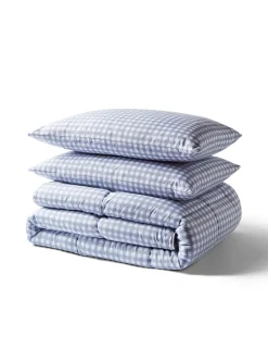 Gingham 4.5 Tog Coverless Duvet Set