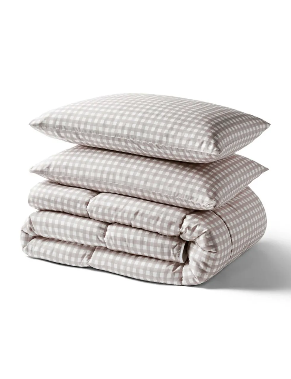 Gingham 10.5 Tog Coverless Duvet Set