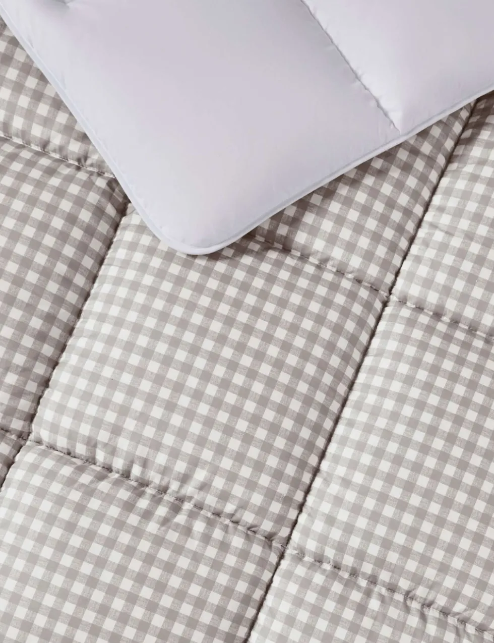 Gingham 10.5 Tog Coverless Duvet Set