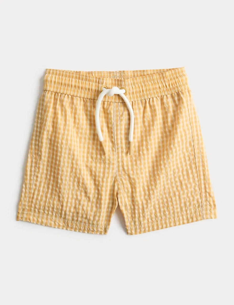 Gingham Seersucker Swim Shorts (0-3 Yrs)