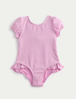 Gingham Swimsuit (2-8 Yrs)