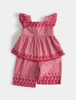 Gingham Top & Bottom Outfit (0-5 Yrs)