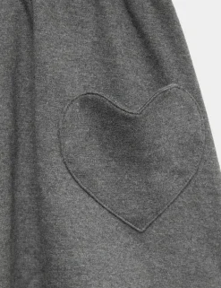 Girls' Cotton Rich Skater School Skirt (2-14 Yrs)