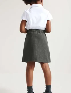 Girls' Embroidered School Skirt (2-18 Yrs)