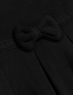 Girls' Jersey Bow School Pinafore (2-12 Yrs)