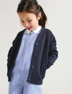 Girls' Jersey School Cardigan (2-18 Yrs)